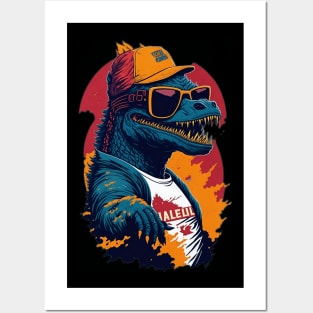 Retro Godzilla Posters and Art